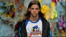 Blue (and spiky) is in this autumn as Sonic electrifies London Fashion Week
