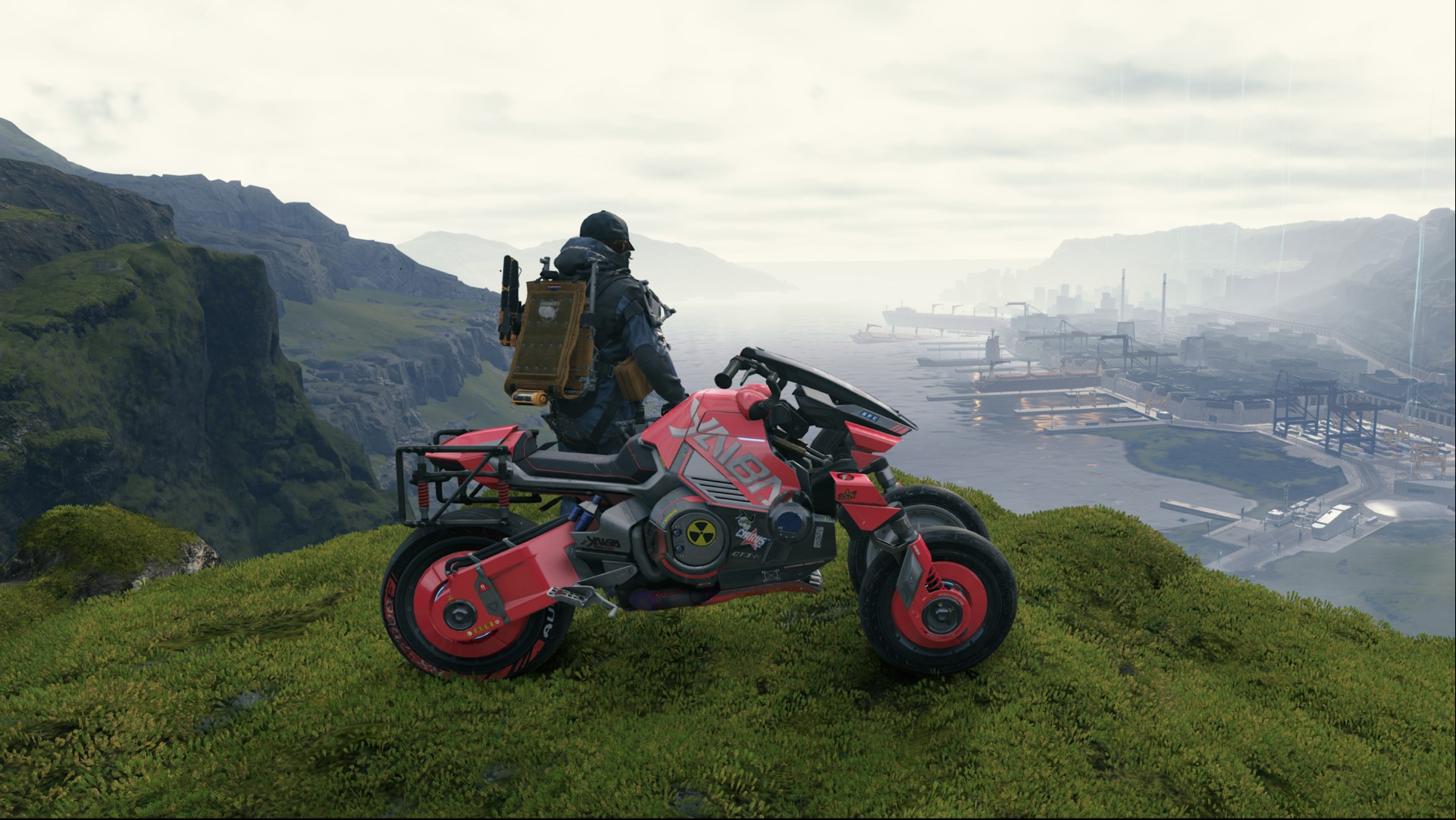 Death Stranding Sam Porter with trike