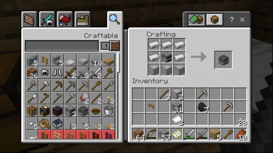 Minecraft blast furnace recipe a Blast Furnace recipe, requiring a furnace, three smooth stone blocks, and five iron ingots.