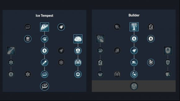 The fire staff skills and perks selected for the best New World fire staff PvE build