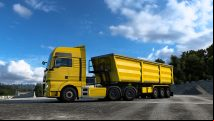 Truck Simulator's free 1.43 update is in open beta, with ownable dumpers