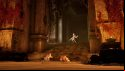 Three monsters roaming the City of Nomads in Outriders New Horizon. One is screaming.