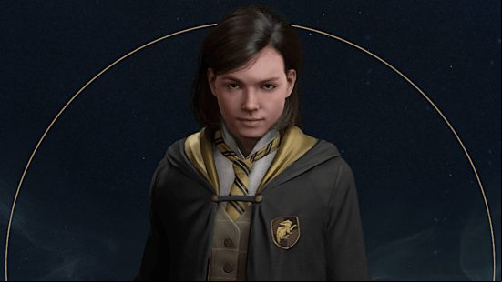 Hogwarts Legacy characters - a mugshot of Poppy Sweeting, a Hufflepuff student.