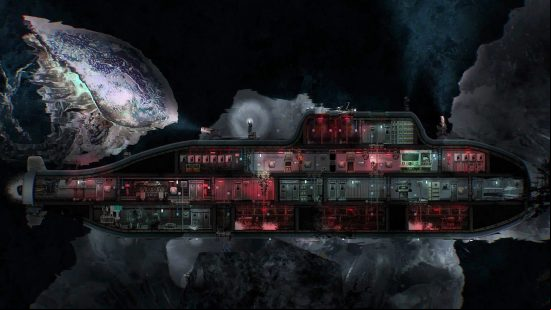 Best submarine games: a sideways cut of a submarine