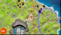 Orange pins showing all three Fortnite Omni Chips locations in The Temple.