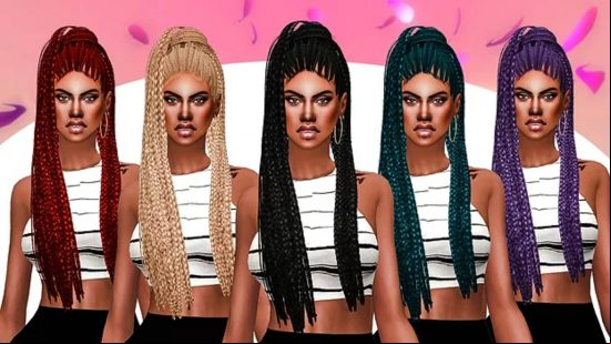 Sims 4 CC options: hair styles