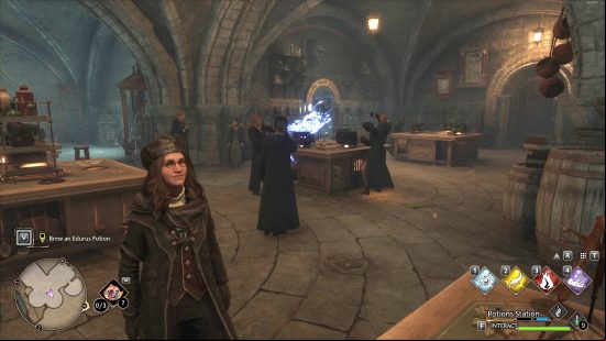 Hogwarts Legacy steal Fwooper feather:: Garreth's potion going wrong