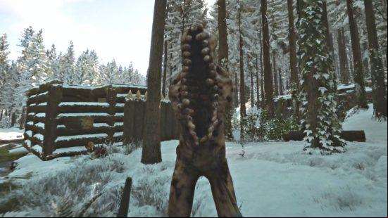 Sons of the Forest review: A mutant being attacks.