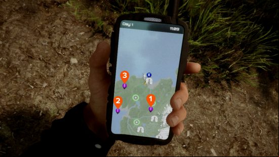 Sons of the Forest GPS locator: the three locations of the GPS locators are marked on the in-game map, the GPS tracker