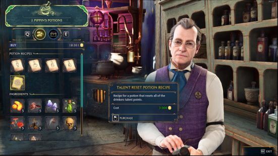 Best Hogwarts Legacy mods 2023: talent reset potion on sale