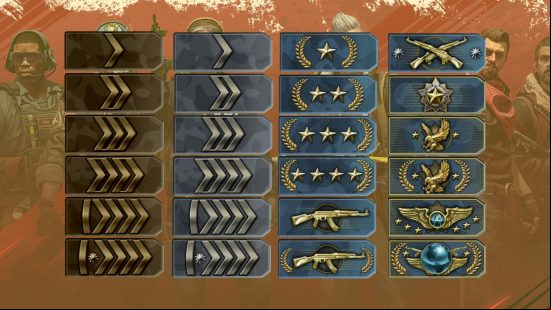 CSGO ranks in order