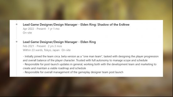 The Elden Ring DLC has been in development for some time, apparently