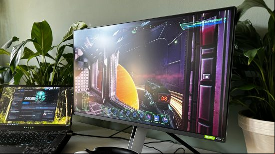 Sony Inzone M9 monitor with gameplay