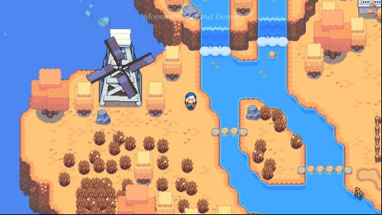 Moonstone Island takes you to a land with dry grass, bushes, and a windmill to discover if you can be an Alchemist