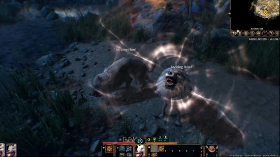 baldurs gate 3 wolves howl together