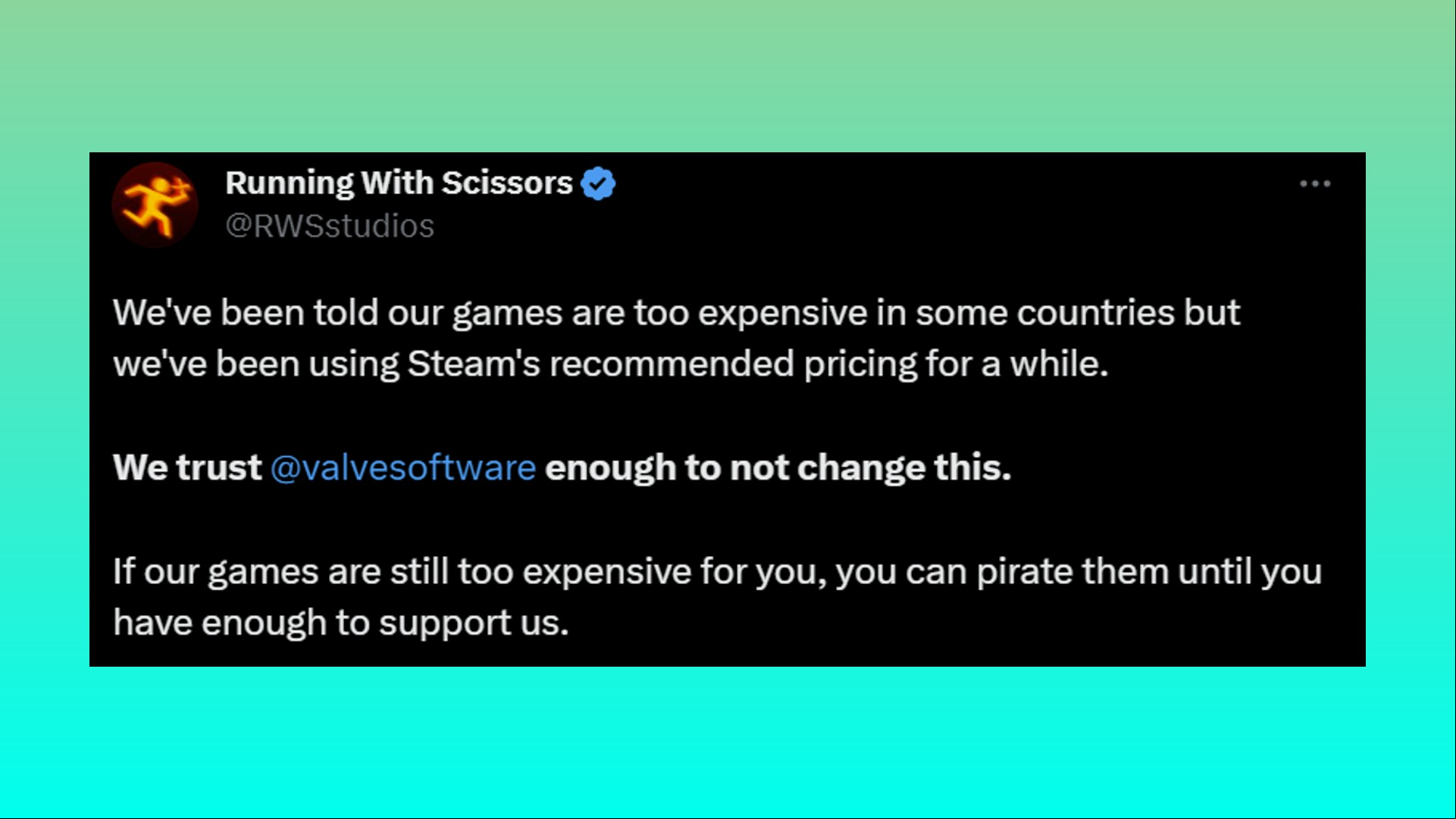 Postal Steam piracy: A statement from Running With Scissors, creator of FPS game Postal