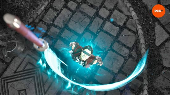 One of the MK1 fatalities sees Kenshi dangling in the air with a sword above him being held by psychic energy.