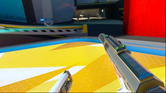 A screenshot of Hyper Dash on the Meta Quest 3
