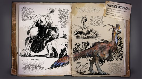 Ark Survival Ascended Gigantoraptor - Concept art for the new, feathered dinosaur arriving with The Center.