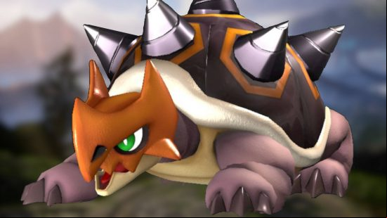 A Digtoise is a turtle creature with spikes on its shell. It's one of the best Palworld mining Pals.