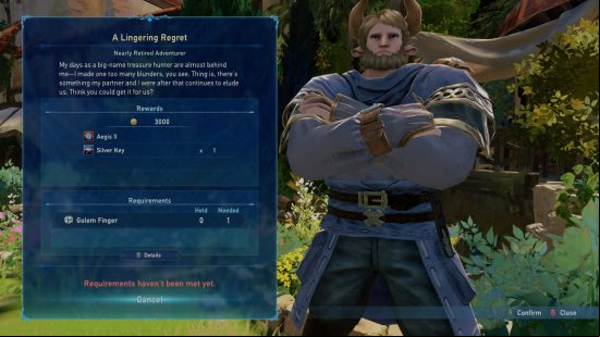 The quest to unlock the Silver Key in Granblue Fantasy Relink.
