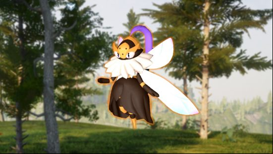 Beegarde, one of the best Pals for Handiwork in Palworld.