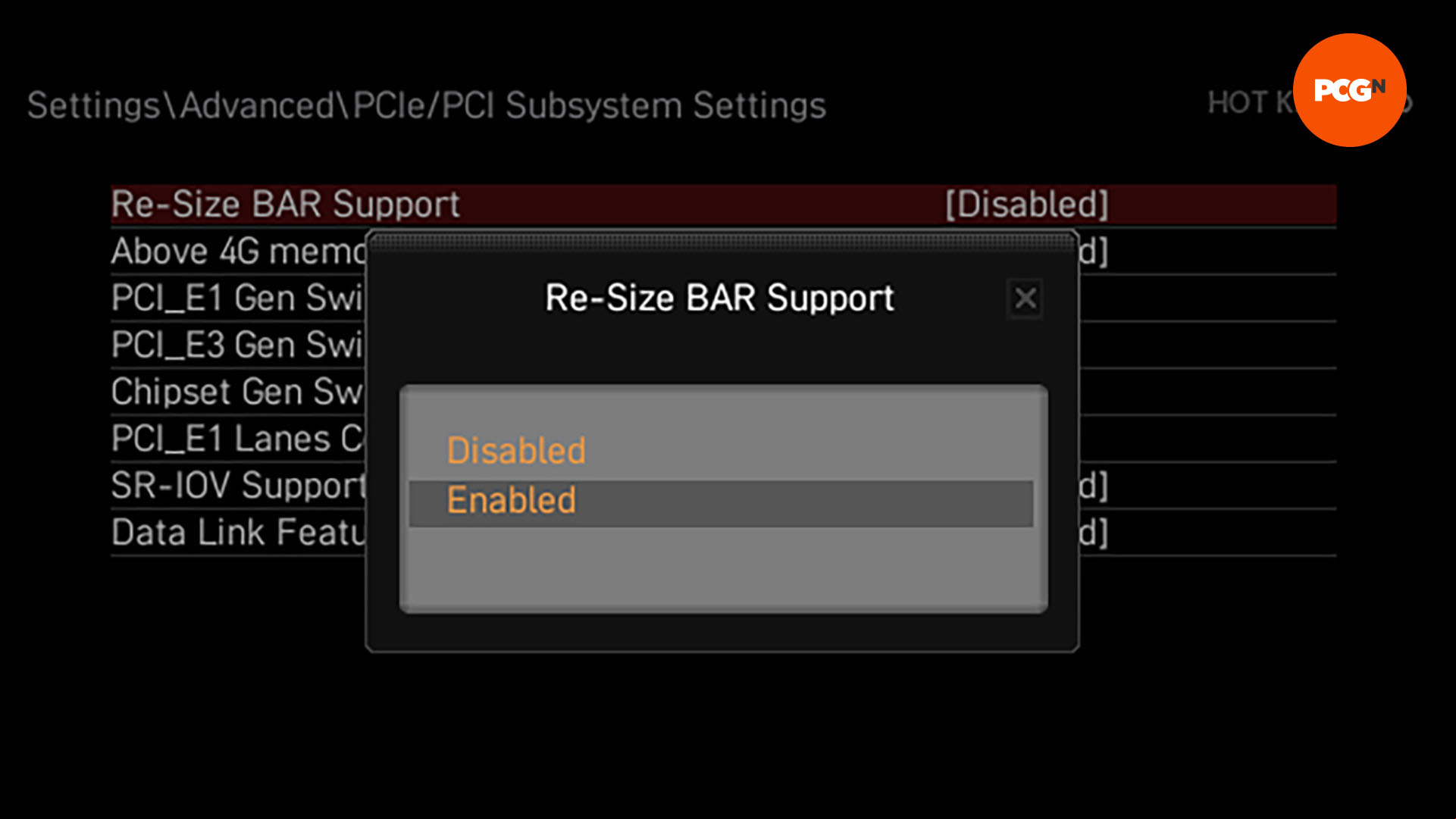 How to enable resizable BAR: Asus motherboard EFI