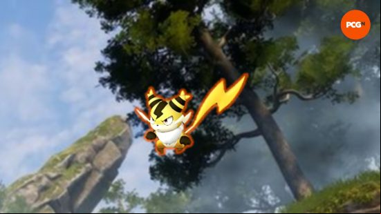 Sparkit, one of the best Electricity Generating Pals in Palworld.