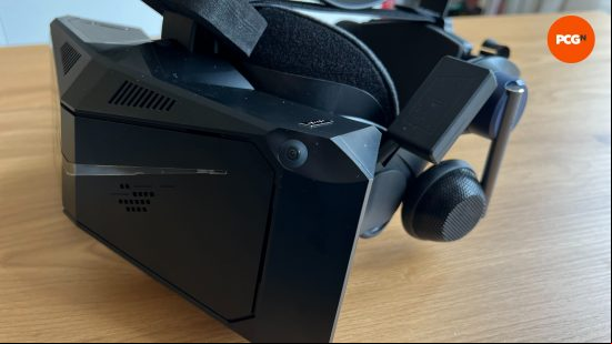 closeup of the Pimax Crystal