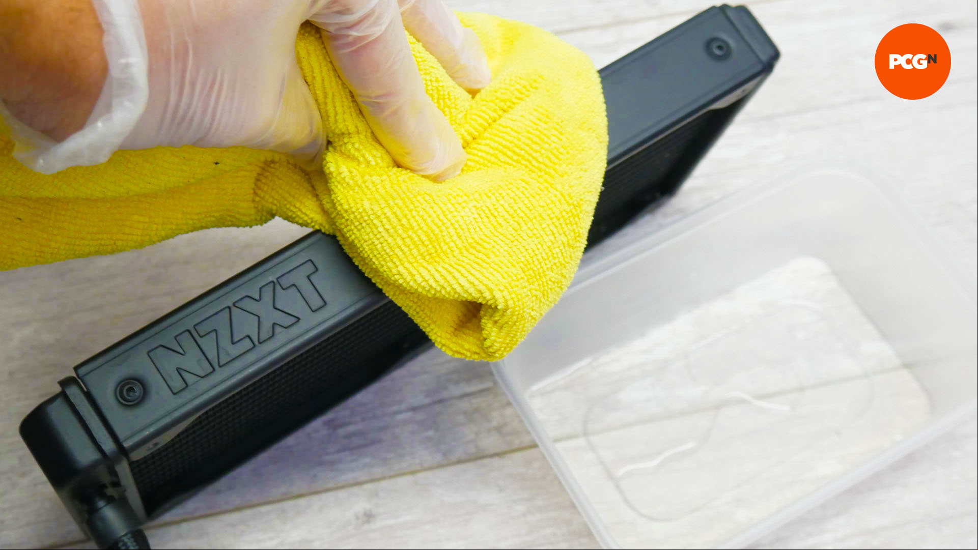 How to paint AIO cooler: Clean radiator and pump
