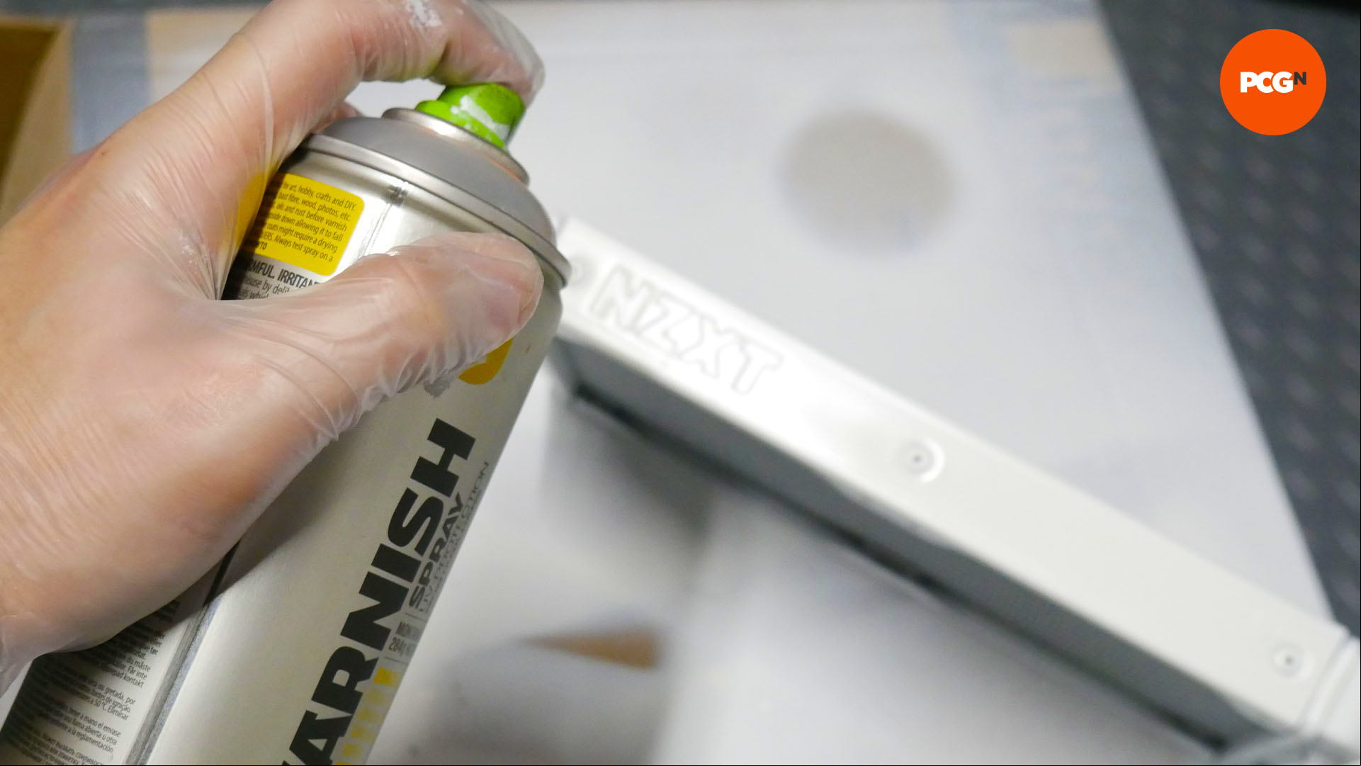 How to paint AIO cooler: Spray clear coat