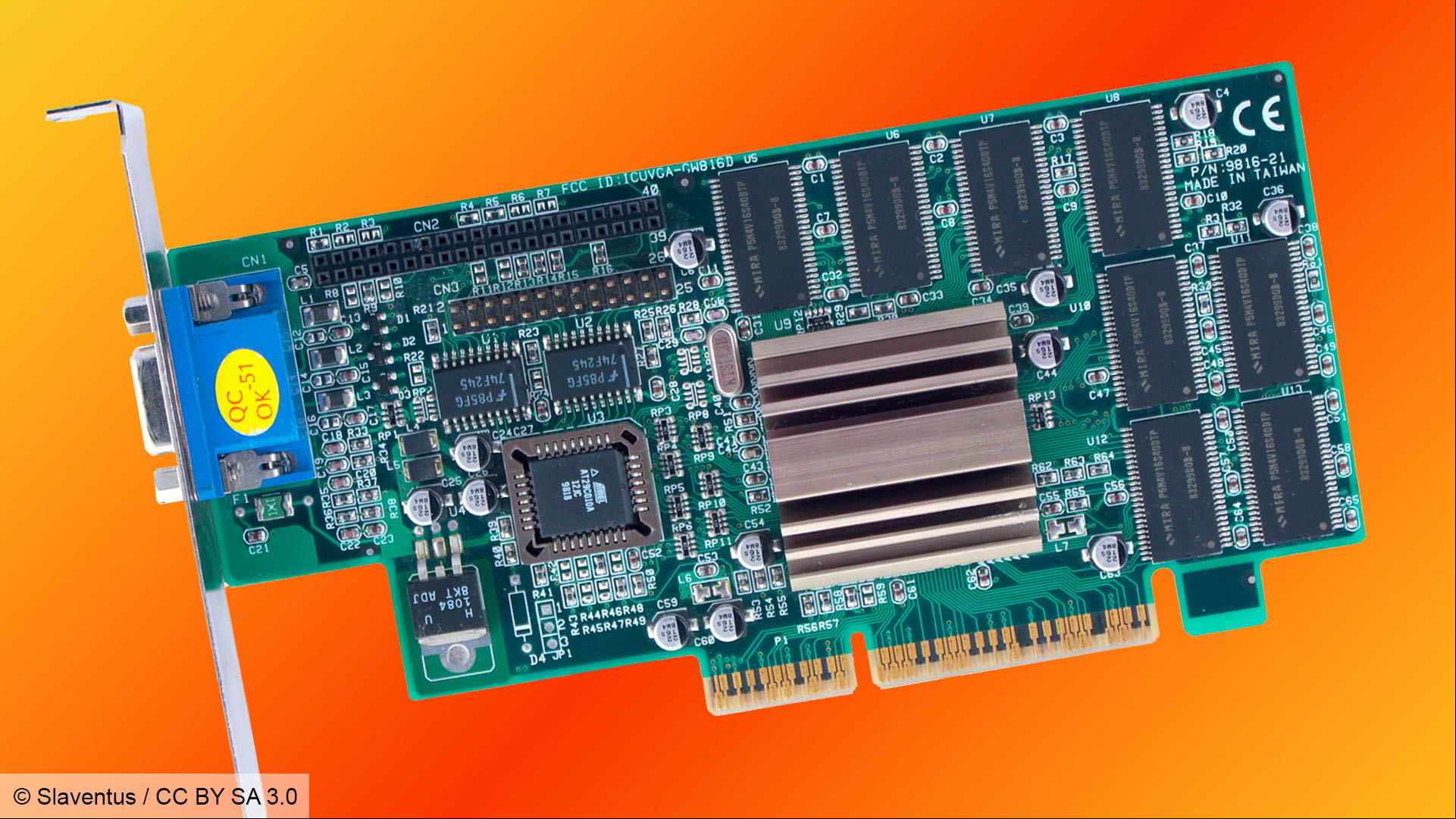 3dfx Voodoo 2: Banshee AGP graphics card - by Slaventus
