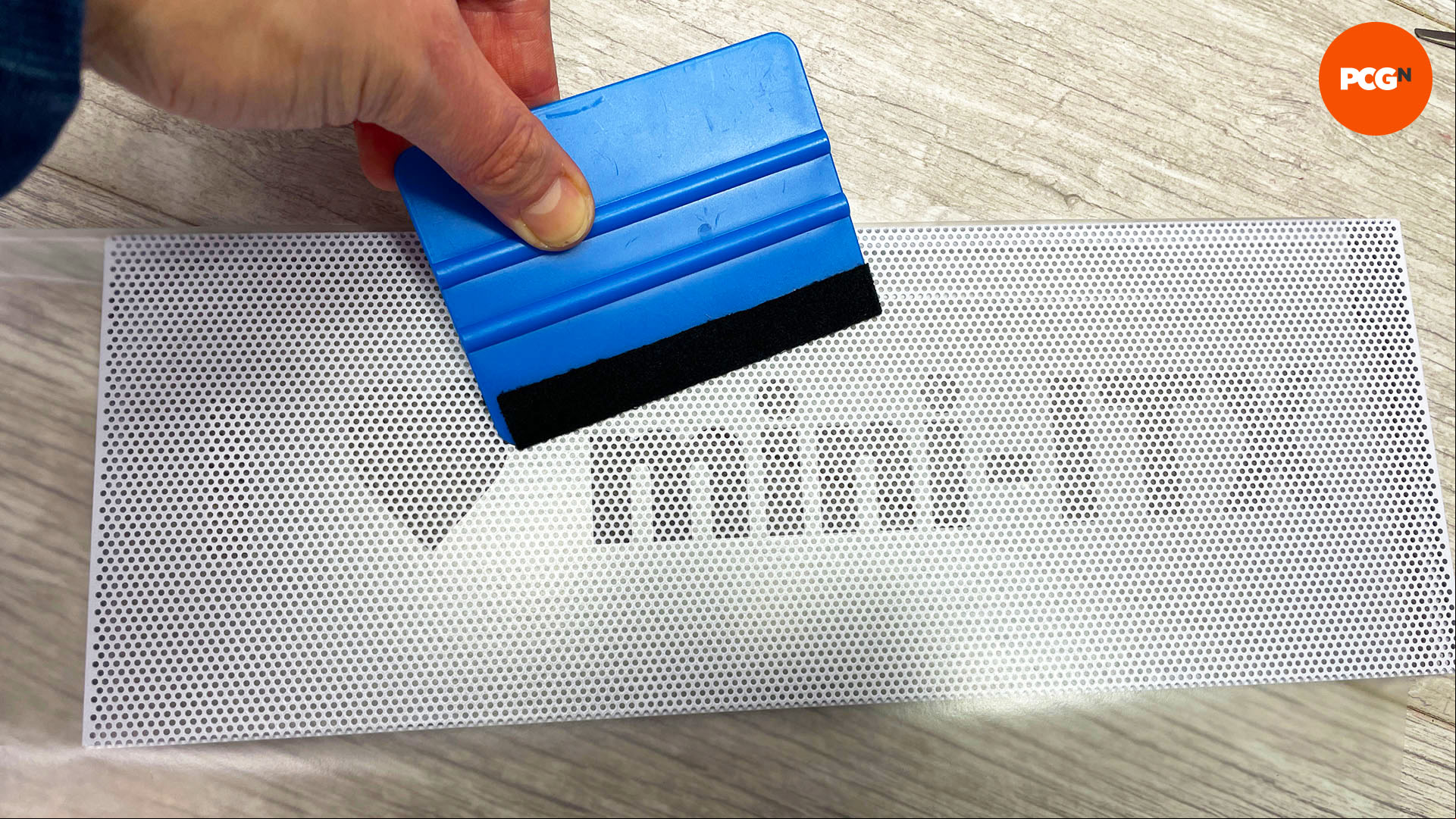How to make a PC case spray paint stencil: Masking sheet