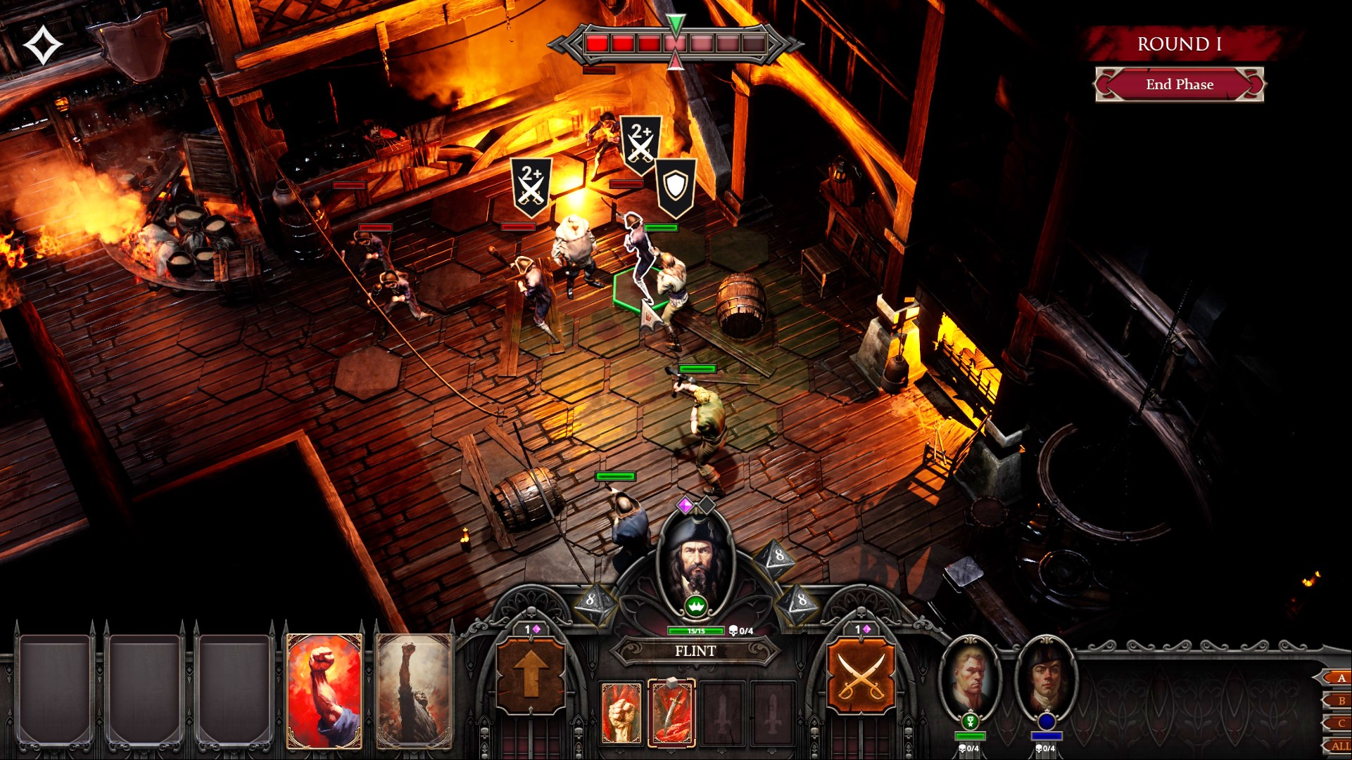 Flint Treasure of Oblivion Steam RPG game: A taven from Steam pirate and RPG game Flint Treasure of Oblivion