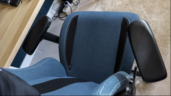 The seat pad of the Boulies Master chair