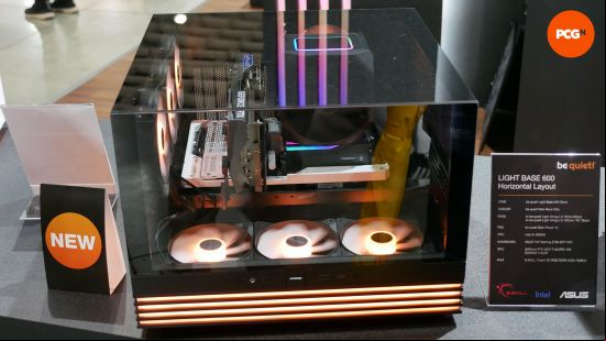 be quiet! Light Base 600 horizontal desktop PC case front