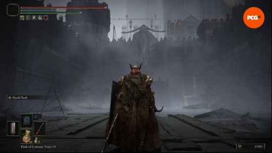 Elden Ring map: a view of the Shadow Keep.