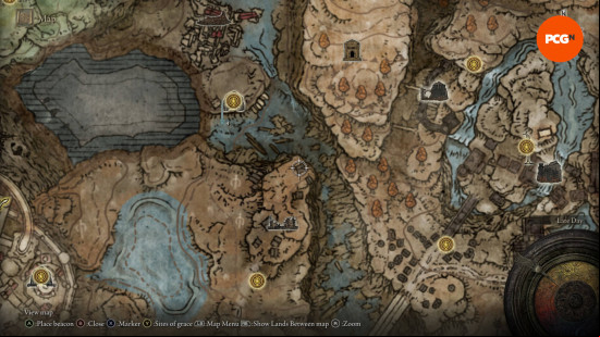 Elden Ring talismans - the location of the Ailment Talisman.