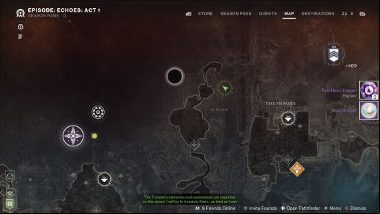 The map for the divide traveler