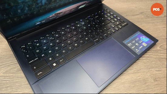MSI Stealth 16 AI Studio A1V review: Keyboard and touchpad