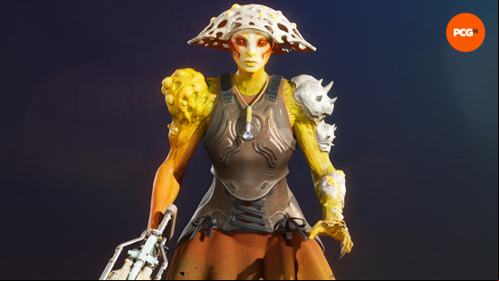 Concord characters: a yellow alien wearing a domed cap