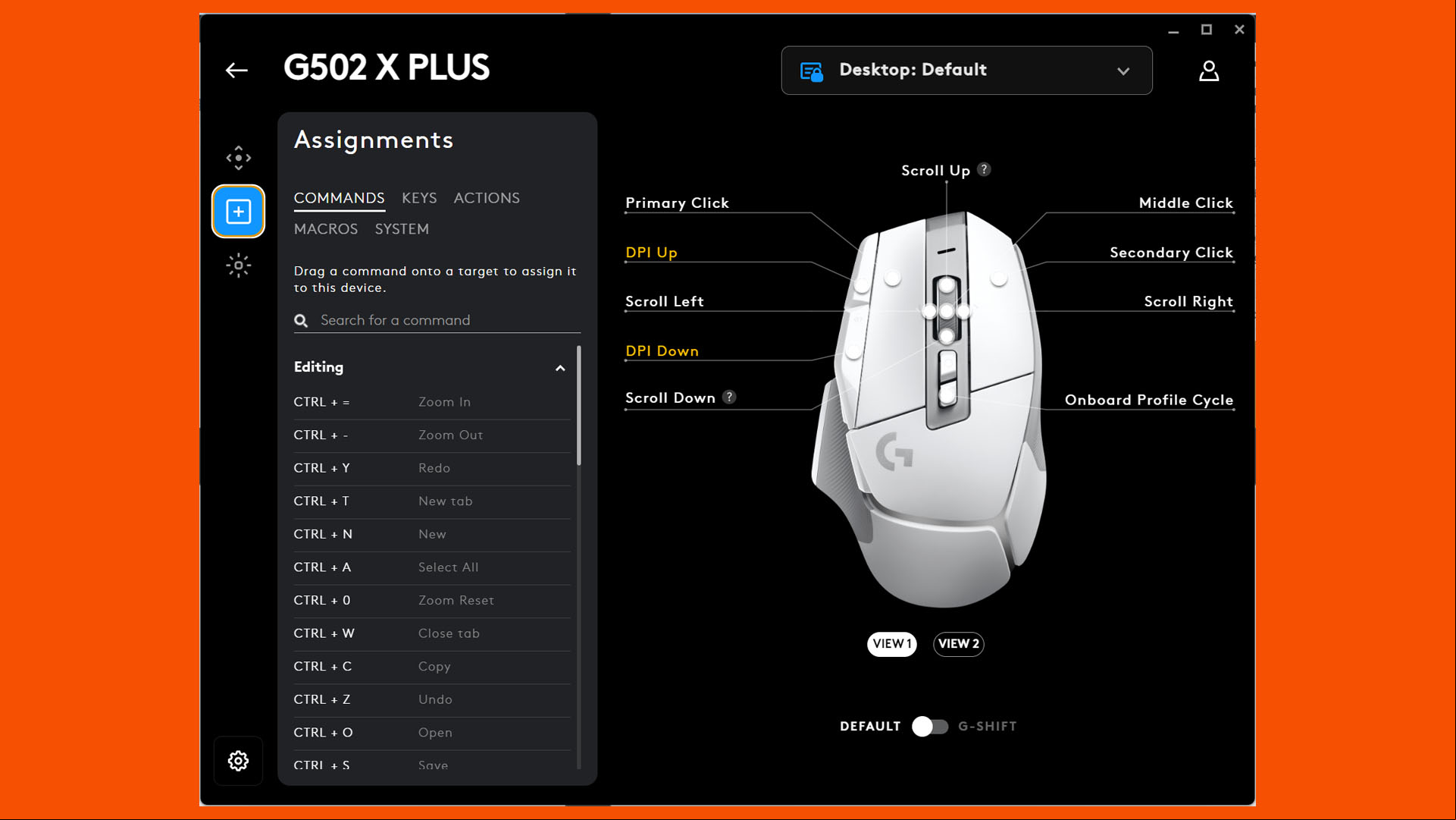 logitech g502 x plus review 13 g hub software 03