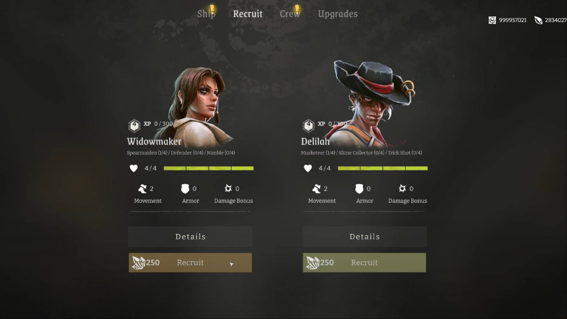 The characters in Rogue Waters, who are all pirates