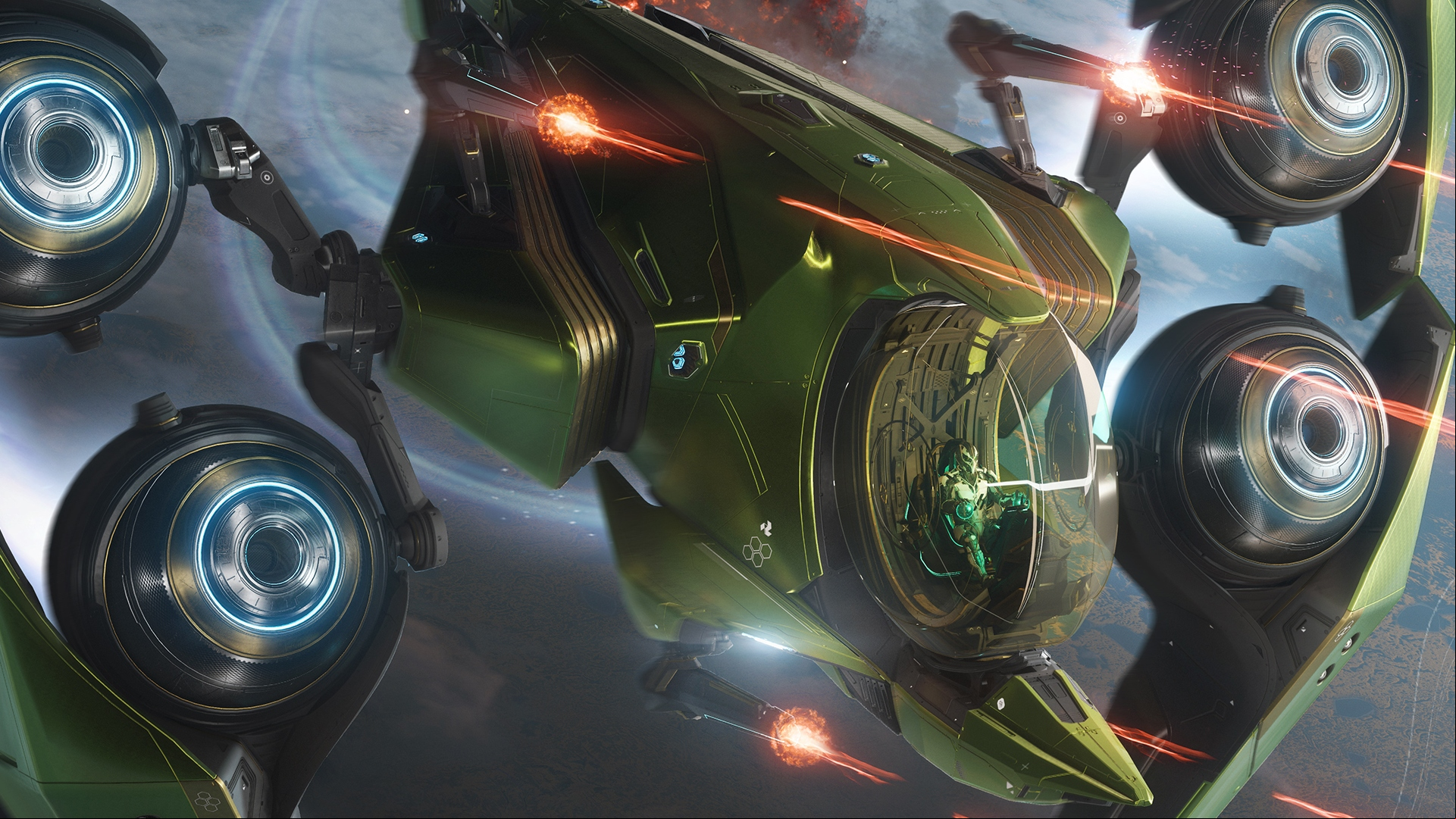 Star Citizen 4.0 update: A ship with lazers from Star Citizen