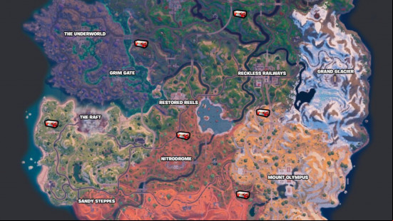 All Stark Industries chest locations in Fortnite
