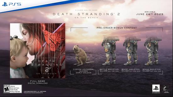 Death Stranding 2 pre-order bonus: in-game items