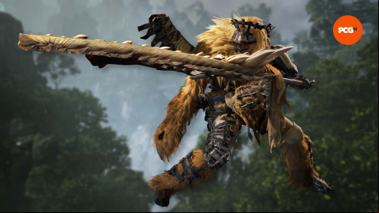 character art of the monster hunter wilds long sword