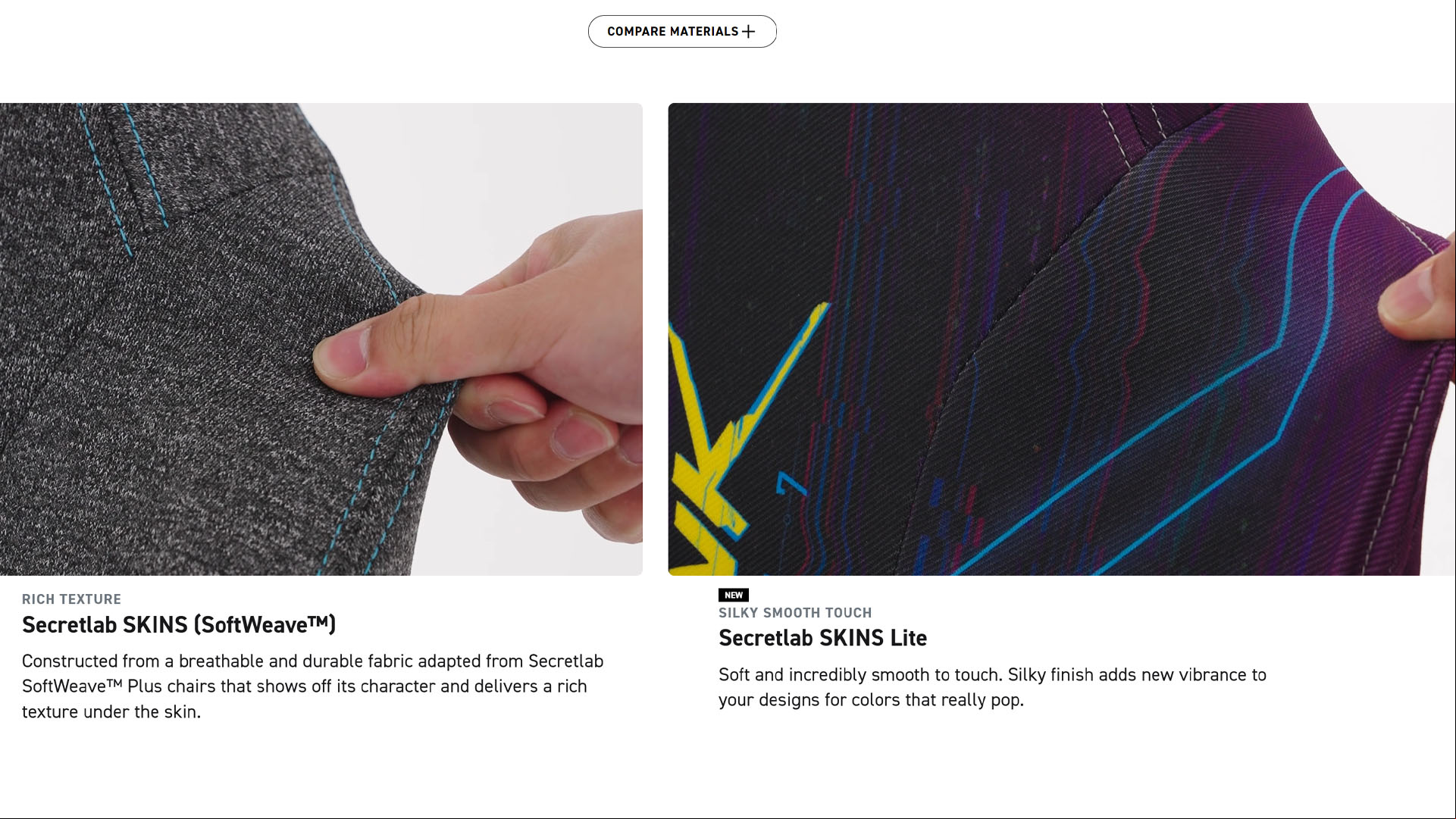 secretlab skins lite material