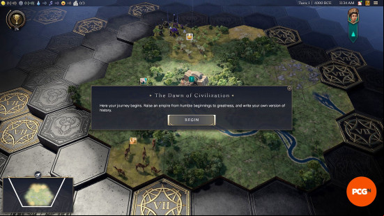 Civ 7 Ages: The humble beginnings of the Antiquity Age.