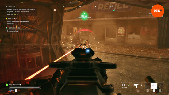 Exoborne release date estimate: shooting at an enemy attempting to exfil with you